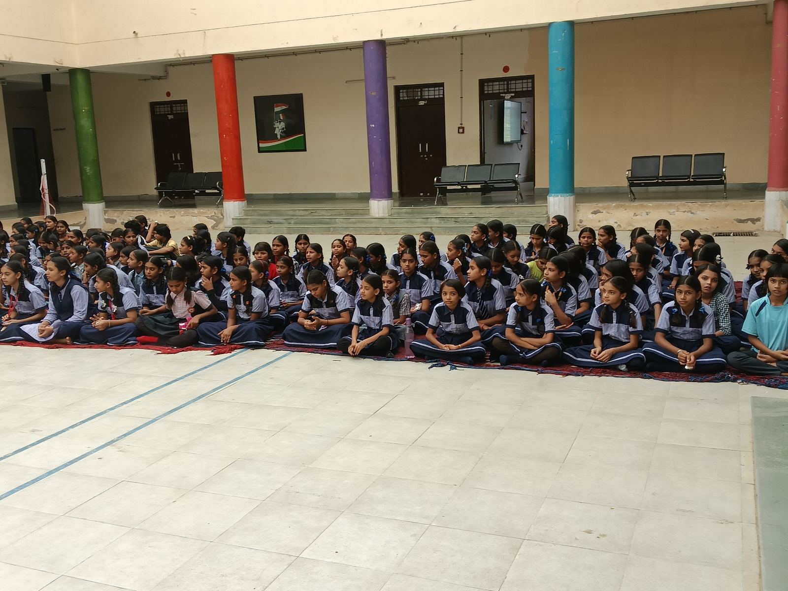 श्र‌मोदय आवासीय विद्यालय के विद्यार्थी